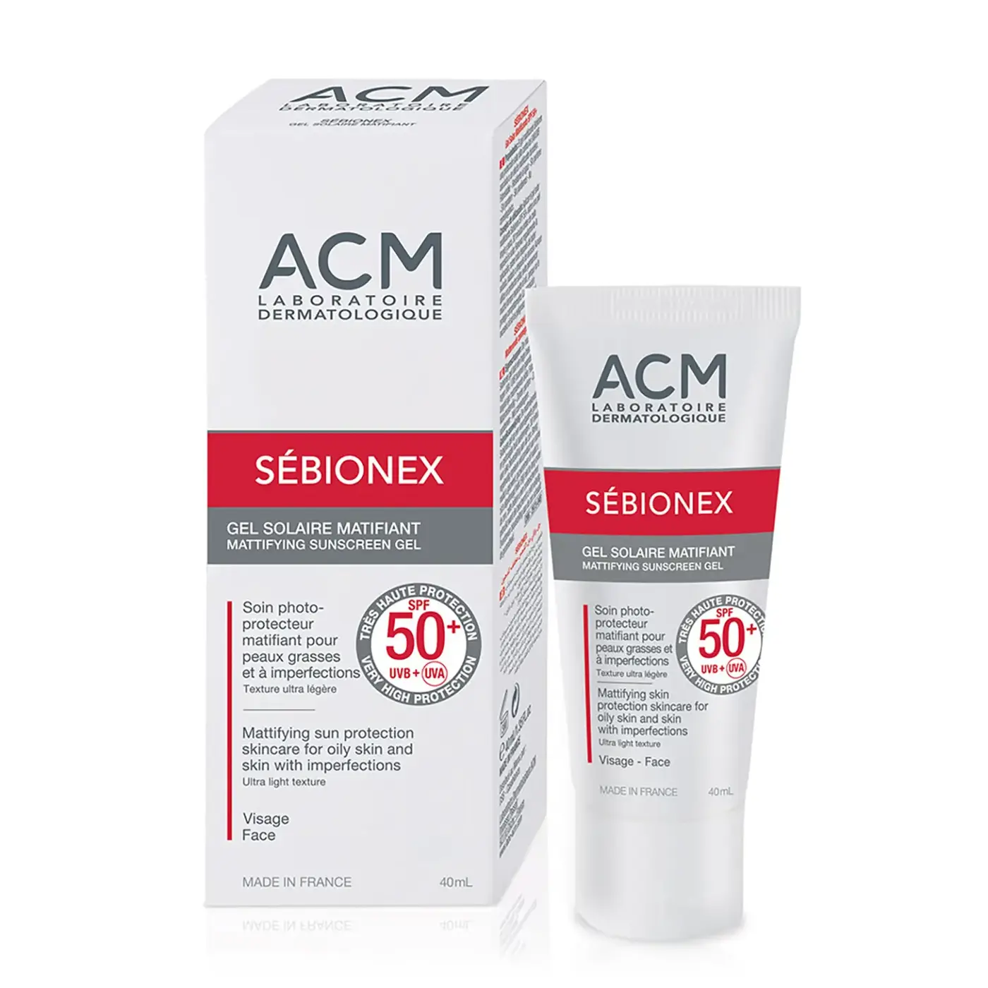 ACM Sebionex Mattifying Cream Gel SPF50 40Ml