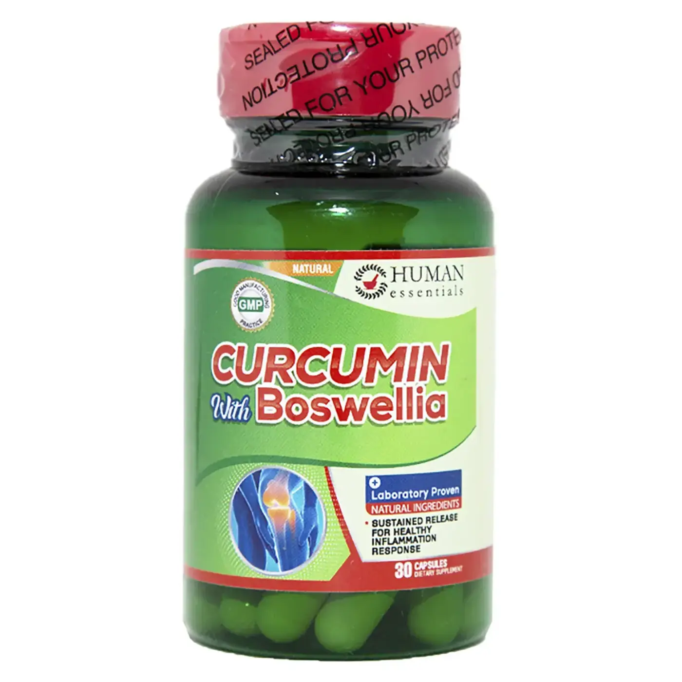 Human Essentials Curcumin+Boswellia 30 Capsule