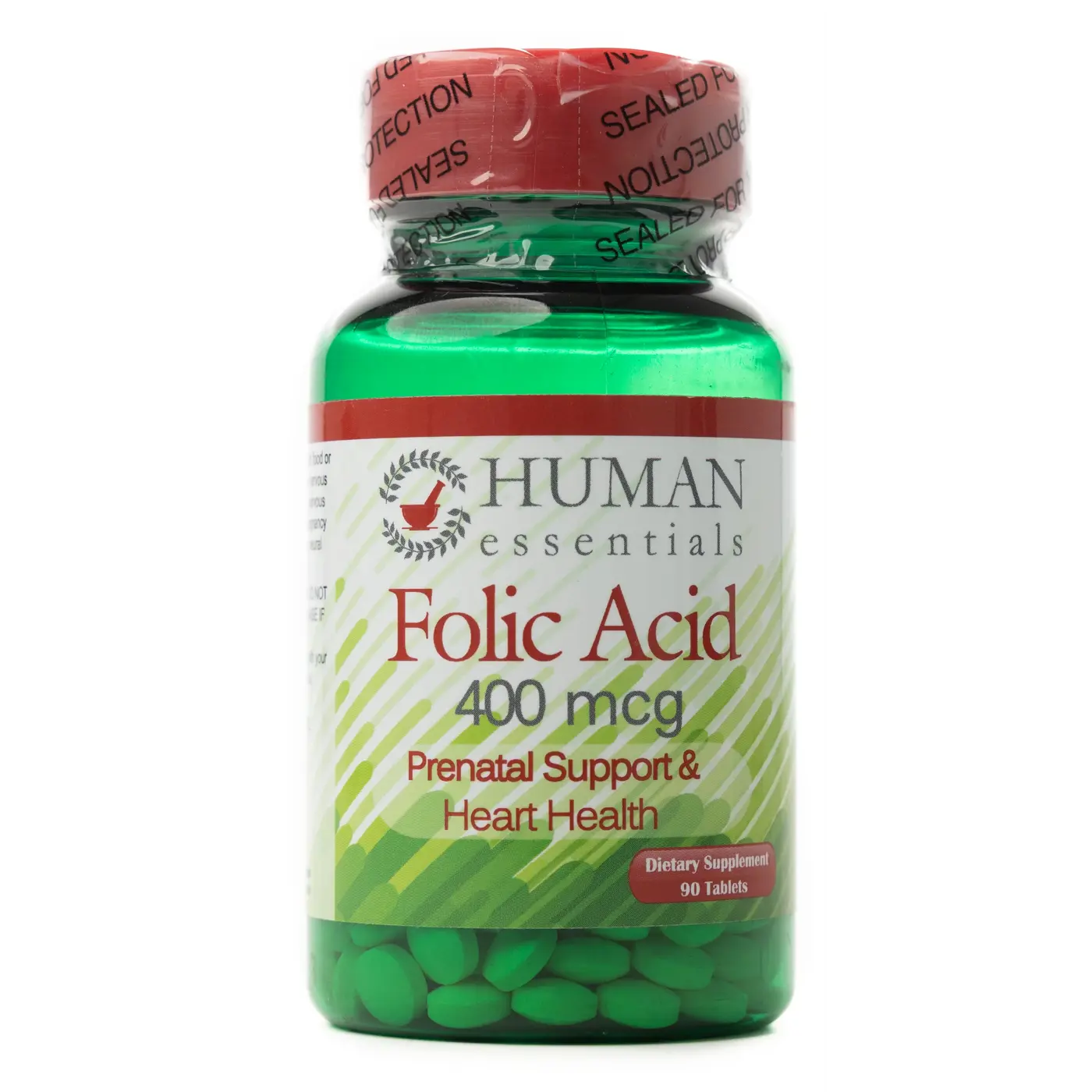 Human Essentials Folic Acid 400Mcg 90Tablets