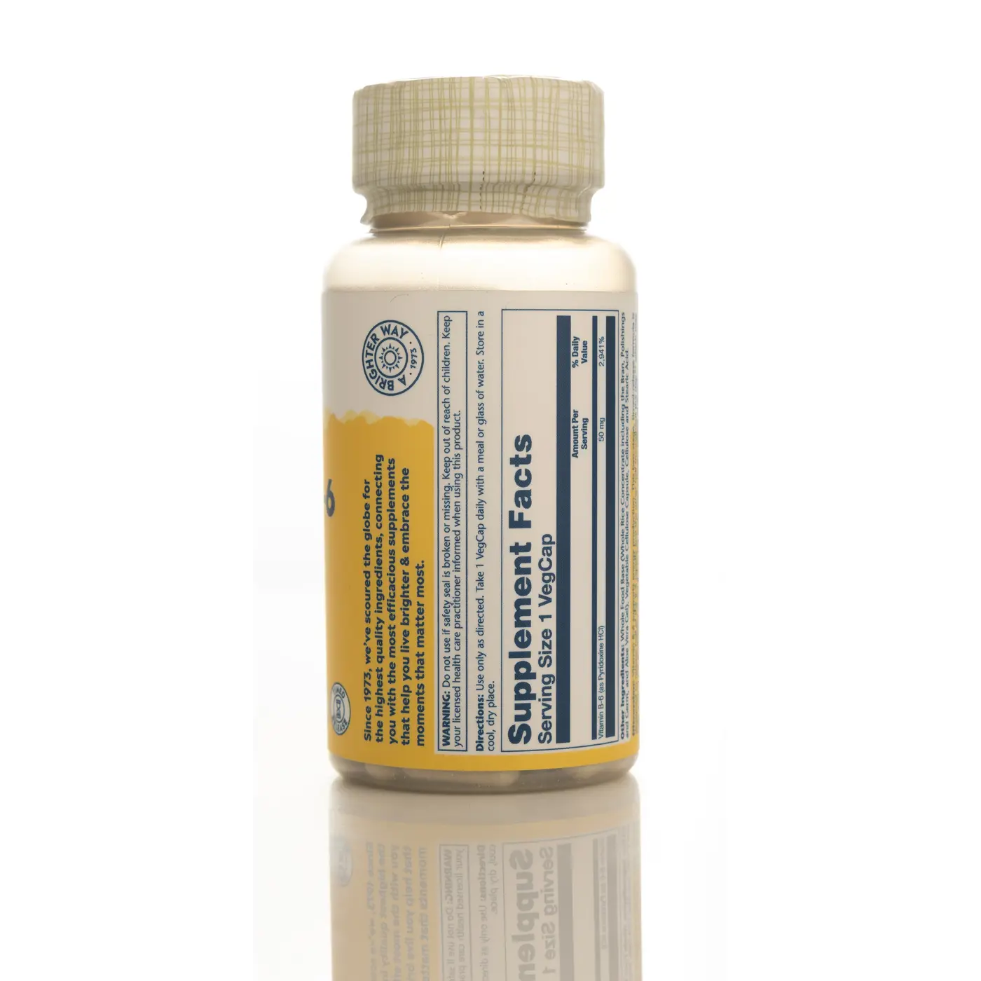 Solaray Vitamin B6 50Mg 60 Capsule - الصورة 3