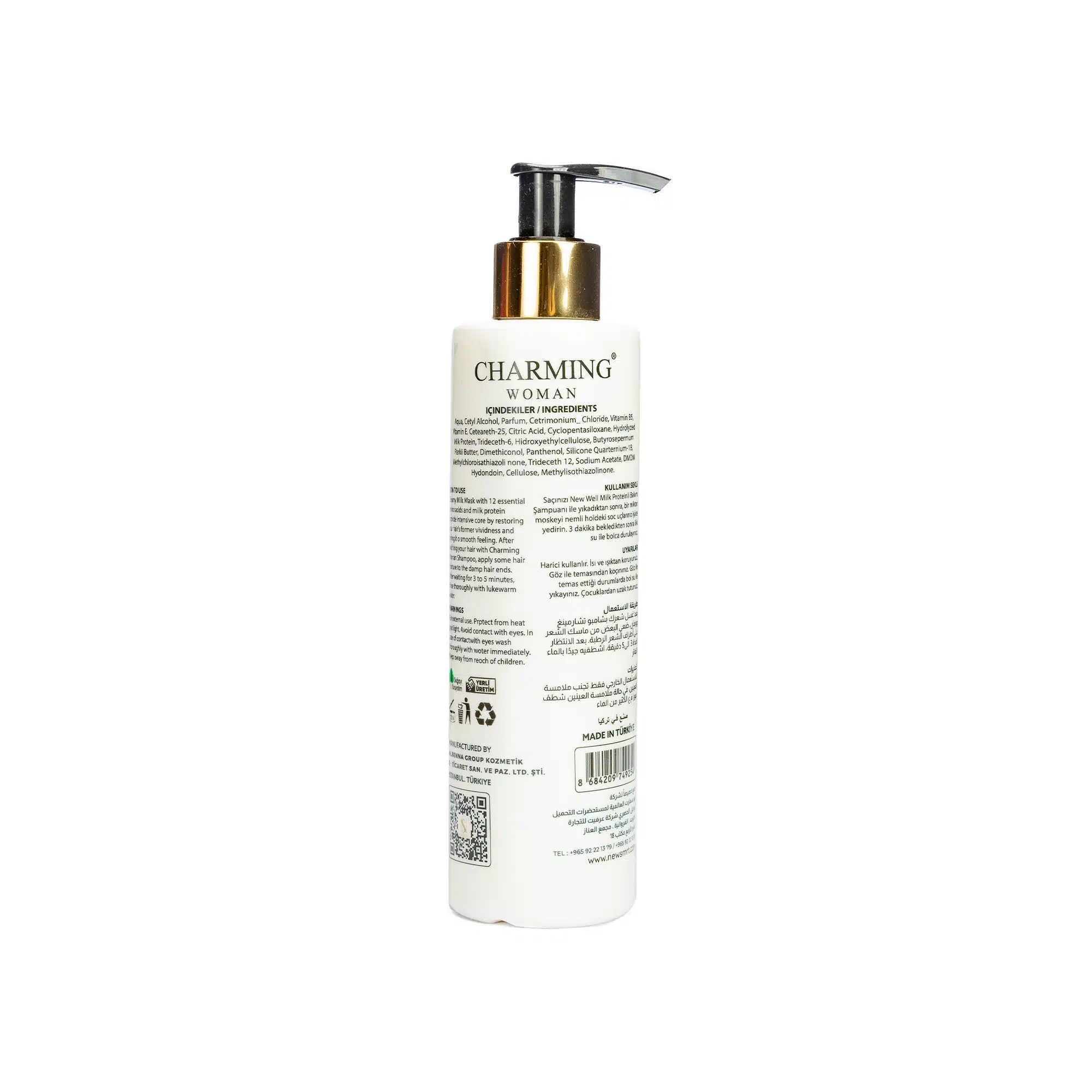 Charming Woman Milk Protein Hair Mask 250 Ml - الصورة 5