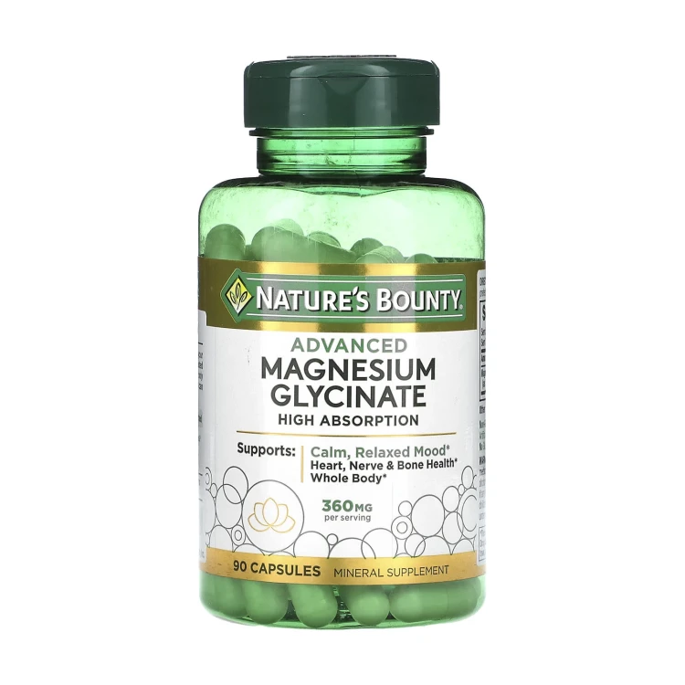 Natures Bounty Advanced Magnesium Glycinate 360mg 90 CAP