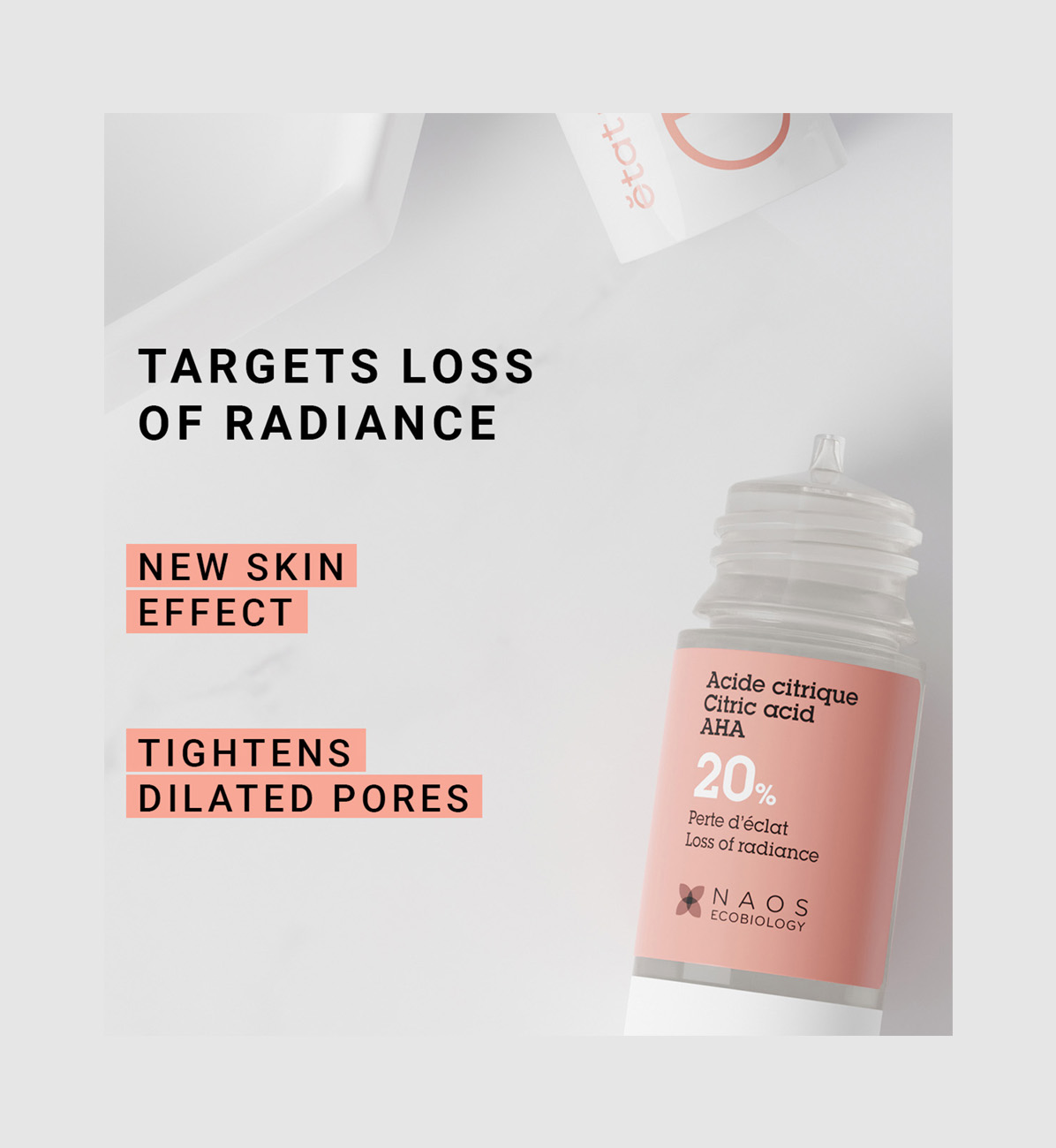 Etat Pur Pure Active Citric Acid AHA 20% Loss of Radiance Serum 15 Ml - الصورة 4