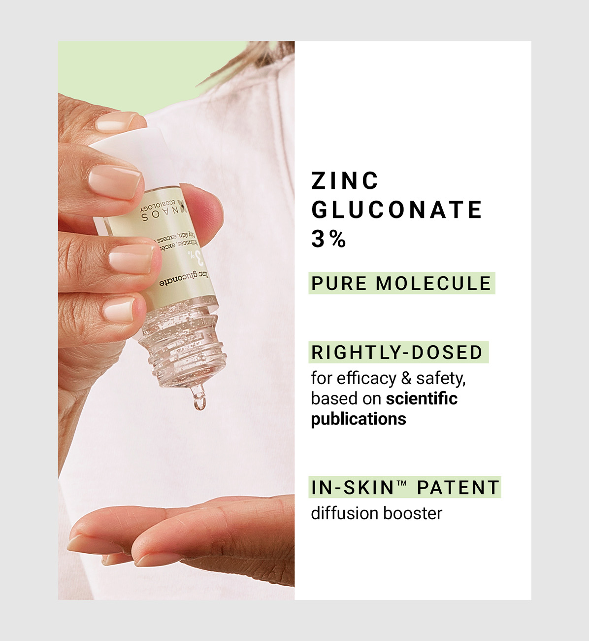 Etat Pur Pure Active Zinc Gluconate 3% Oily Skin, Excess of Sebum Serum 15 Ml - الصورة 4