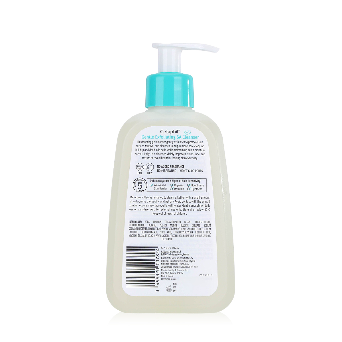 Cetaphil Gentle Exfoliating SA Cleanser 236 Ml - Image 2