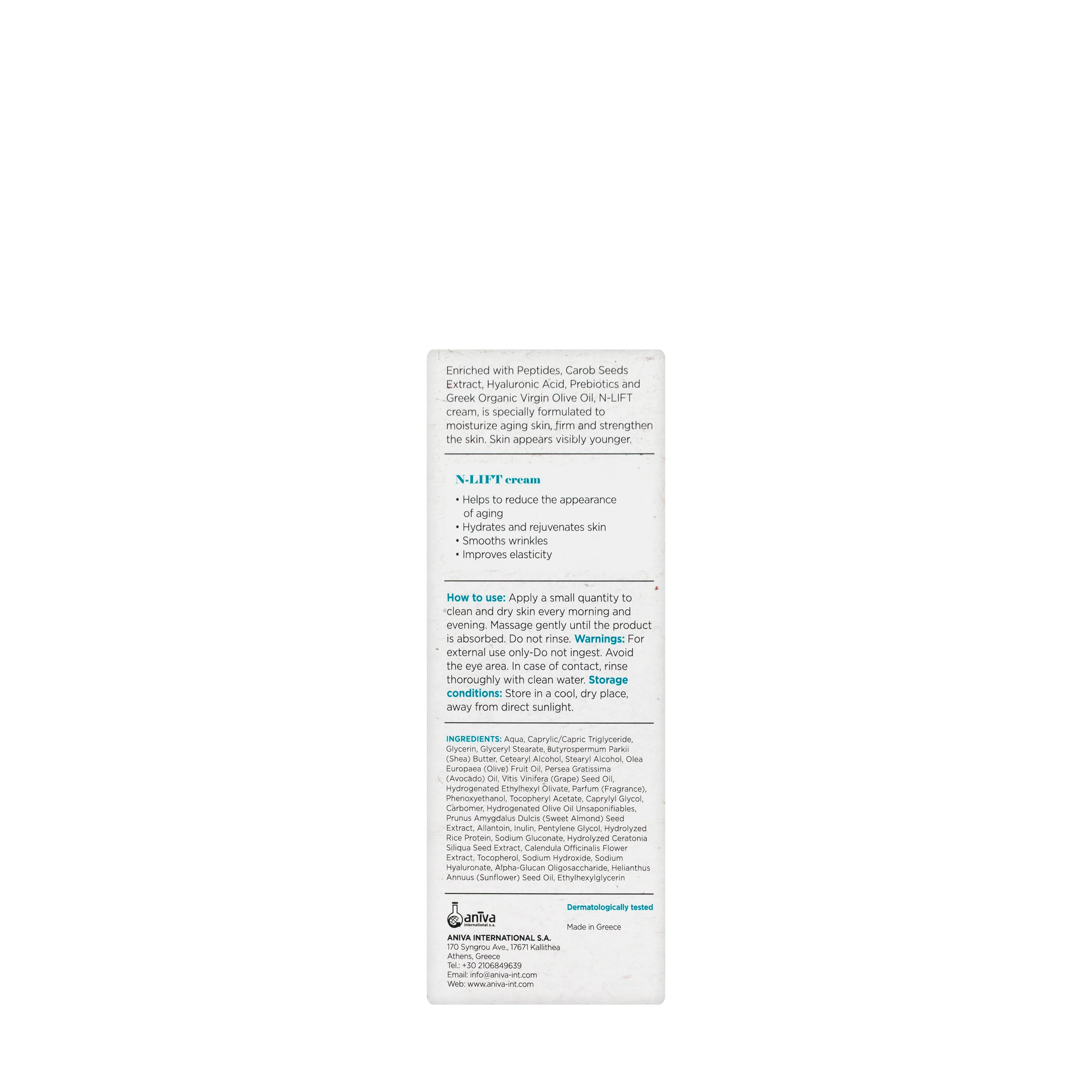 Anivagene N-Lift Antiage Cream 50Ml - Image 3