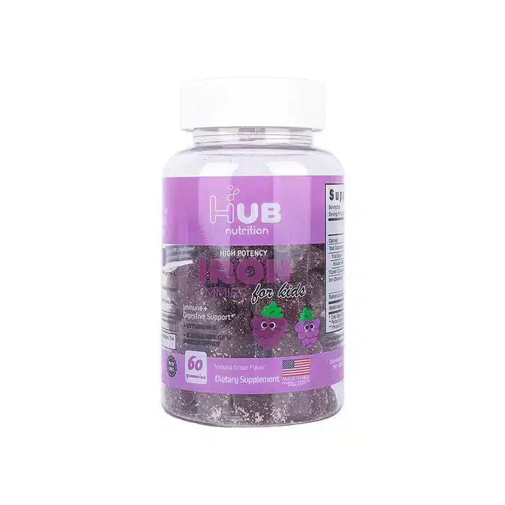 Hub Nutrition Iron for Kids 60 Gummies
